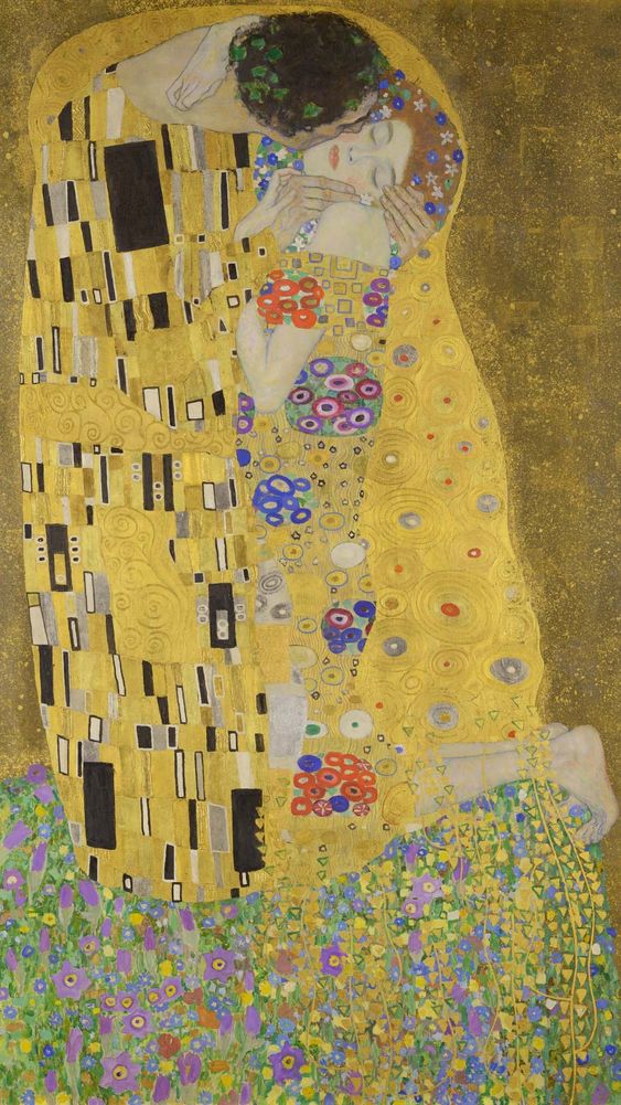 Gustav Klimt’s “The Kiss"